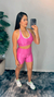 Conjunto canelado de compressão (short) - Top Tamy - comprar online