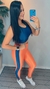 Conjunto canelado de compressao duo Lateral (Legging) - top Maria na internet