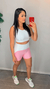 Conjunto canelado de compressao duo Montaria (short ) - top Gabi - comprar online