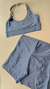 Conjunto canelado de compressão (short) - Top Tamy - comprar online