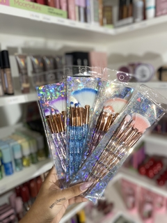 brochas de glitter x4