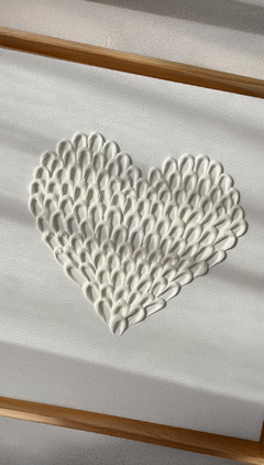 Cuadro "Corazón Texturado" - Inner Goods
