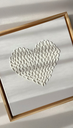 Cuadro "Corazón Texturado" - comprar online