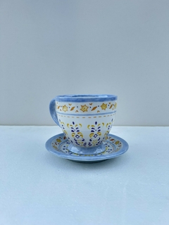 Taza India Lavanda - Pilar Soria Pinturas