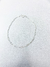 Pulseira masculina Cartier elo oval alongado fino 2mm