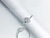 Anel oval cravejado 9mm - comprar online