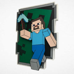 CUADRO DECORATIVO STEVE MINECRAFT en internet
