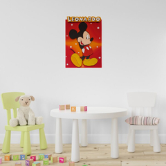 CUADRO DECORATIVO MICKEY MOUSE PERSALIZAD0 - Ideas YAP & JUNIOR