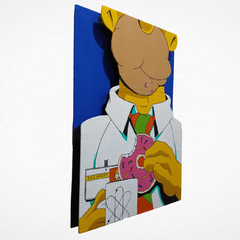 CUADRO DECORATIVO HOMERO Y SU DONA - comprar en línea