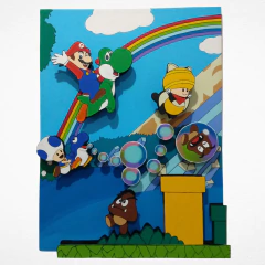 CUADRO DECORATIVO MUNDO DE MARIO BROS