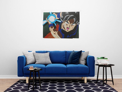 CUADRO DECORATIVO GOKU EN PELEA - Ideas YAP & JUNIOR