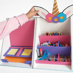 ORGANIZADOR DE ESCRITORIO CUBO UNICORNIO en internet