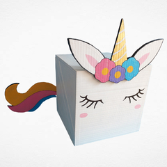 ORGANIZADOR DE ESCRITORIO CUBO UNICORNIO