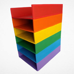 ORGANIZADOR DE ESCRITORIO PARA PAPELES ARCOIRIS en internet