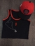Cropped regata Black red logo na internet