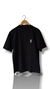 Camiseta Black white logo