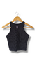 Cropped regata Black white - comprar online