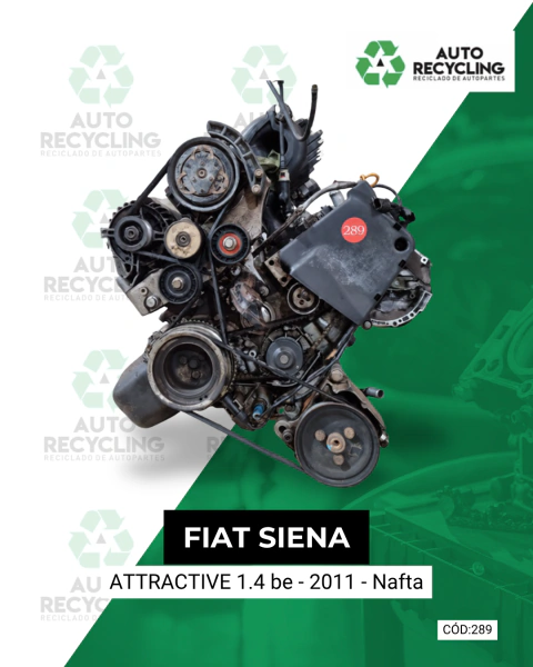 Motor Fiat Siena Attractive 1.4 be 2011 nafta