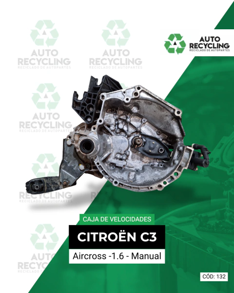 Caja de velocidades Citroen C3 Aircross 1.6 Manual