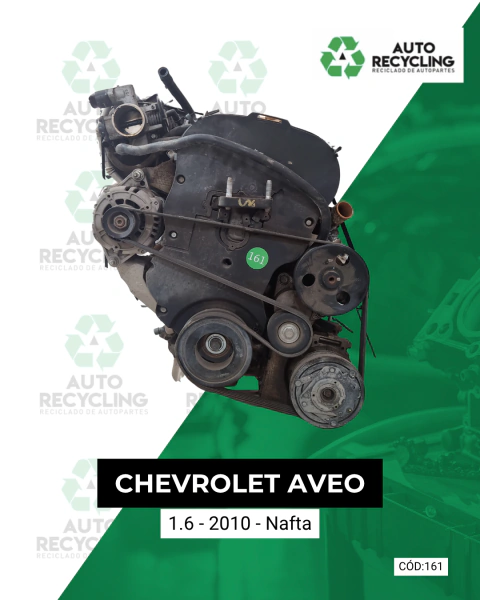 Motor Chevrolet Aveo 1.6 2010 nafta