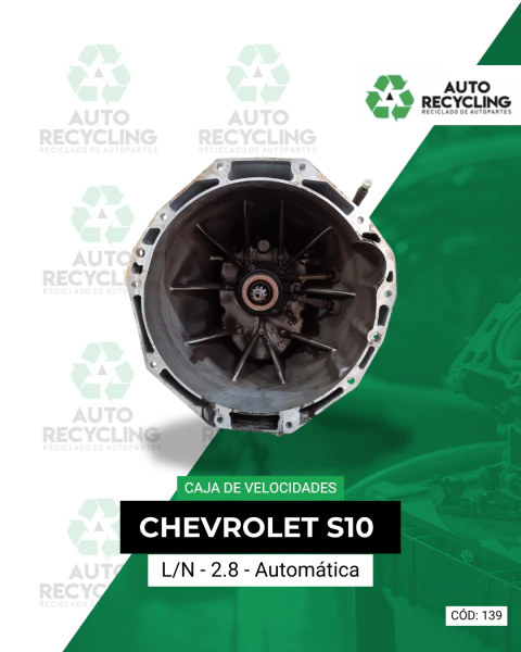 Caja de velocidades Chevrolet S10 L/N 2.8 Automática