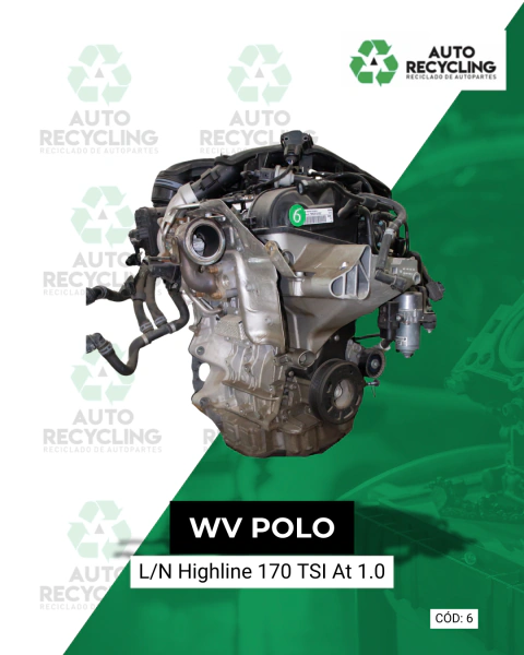 Motor - Vw Polo - L/N Highline 170 TSI At 1.0 - 2025 - Nafta