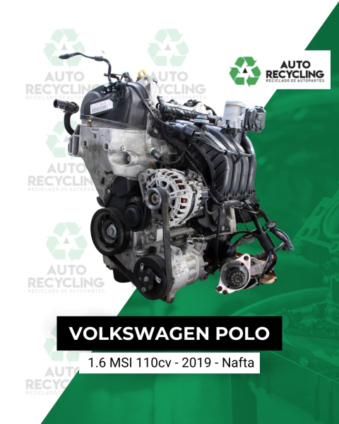 Volkswagen Polo 1.6 MSI 110cv 2019 Nafta