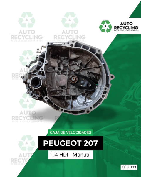 Caja de velocidades Peugeot 207 1.4 HDI