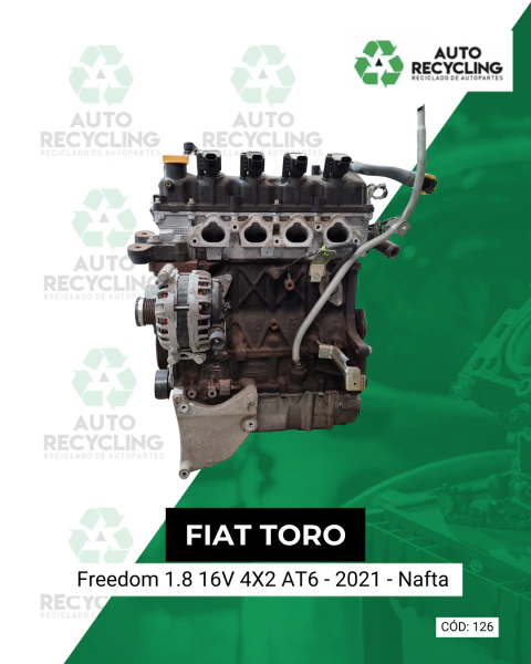 Motor Fiat Toro Freedom 1.8 16V 4X2 AT6 2021 Nafta