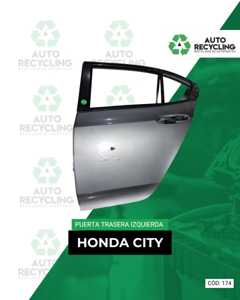 Puerta trasera izquierda - Honda City