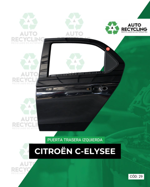 Puerta trasera izquierda - Citroën C-Elysee