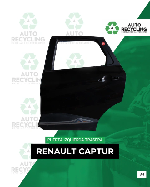 Puerta trasera izquierda - Renault Captur