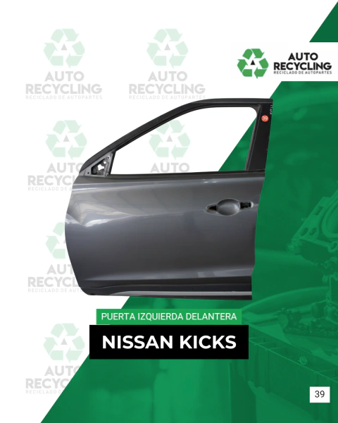 Puerta delantera Izquierda - Nissan Kicks