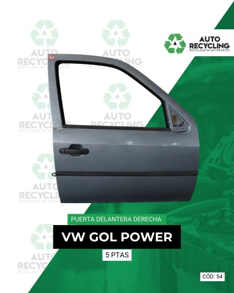 Puerta delantera derecha - Volkswagen Gol Power 5 Puertas