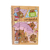 Libreta Capybara Marron hojas lineales