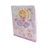 Libreta con broche Sweet Niña con Flor