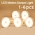 Sensor PIR de Movimento LED Night Light Recarregável