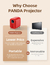 PANDA-Mini Projetor Portátil - Starmom