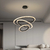 Lustre de teto com anel led nórdico na internet