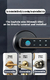 Smart Fingerprint Door Lock com senha, desbloqueio com chave mecânica