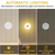 Sensor de movimento LED USB recarregável NightLights - loja online
