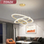 Lustre de teto com anel led nórdico na internet