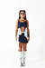 Cropped com pregas - loja online