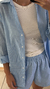 Camisa Listrada Bella - Azul na internet