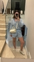 Short Listrado Bella - Azul - comprar online