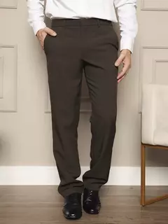 Calça De Terno Calça Social masculina Marrom