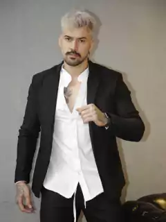 Terno Right Time Conjunto Blazer e Calça Preto