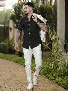 Terno Right Time Conjunto Blazer e Calça Branco - loja online