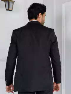 Terno Conjunto Blazer e Calça Preto - BORSARI