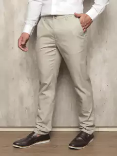 Calça De Terno calça Social Masculina Bege - loja online